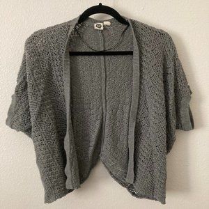 3/$20 Roxy Knit Cropped Cardigan Sweater Size S